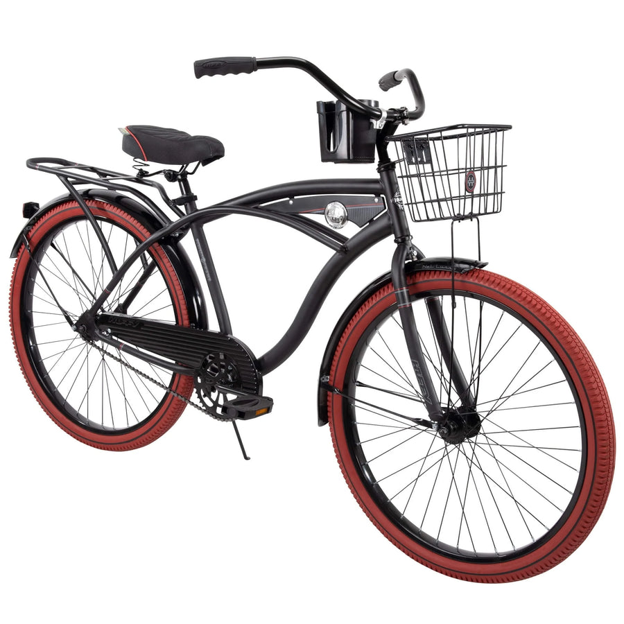 Huffy 26" Nel Lusso Men'S Cruiser Bike, Matte Black